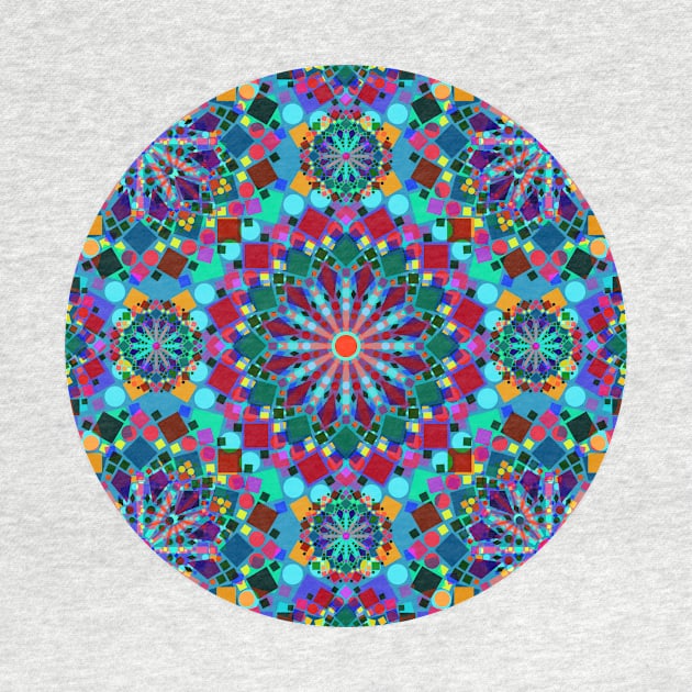 Colorful Geometric Mandala by aklara